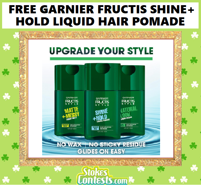 Image FREE Garnier Fructis Shine + Hold Liquid Hair Pomade
