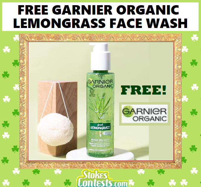 Image FREE Garnier ORGANIC Lemongrass Face Wash