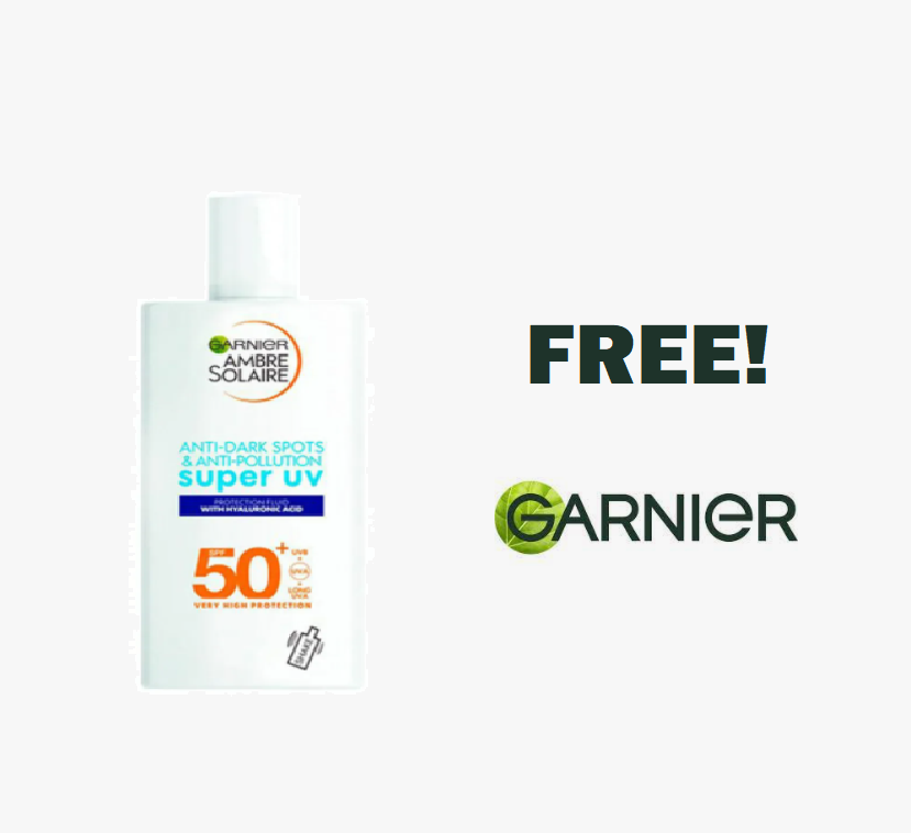 Image FREE Garnier Sunscreen