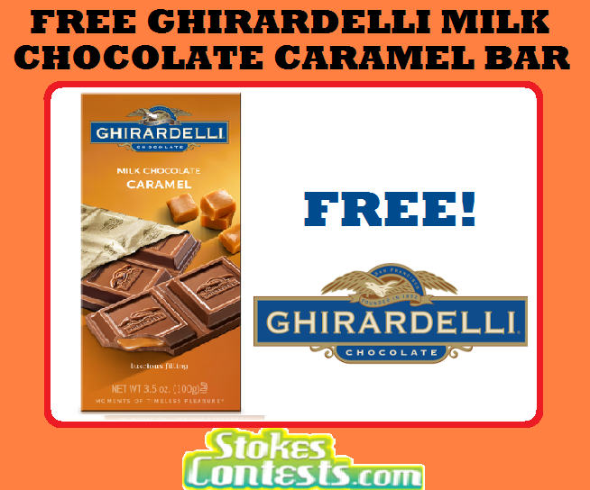 Image FREE Ghirardelli Chocolate Caramel Bar