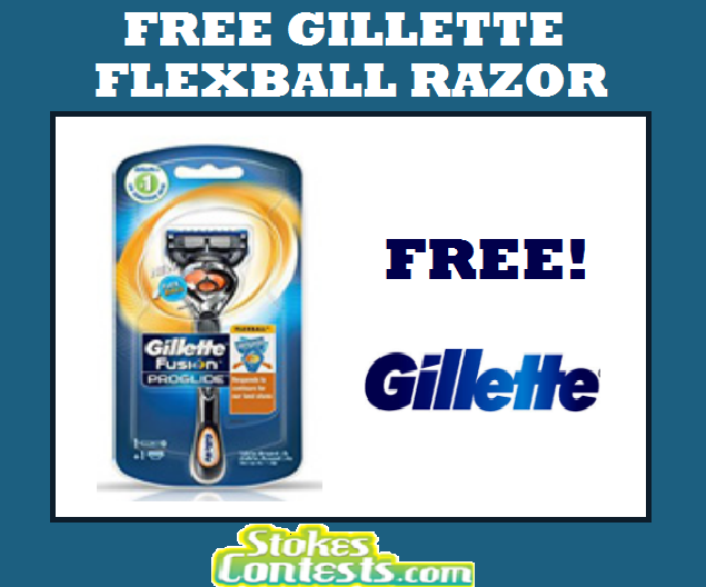 Image FREE Gillette Flexball Razor