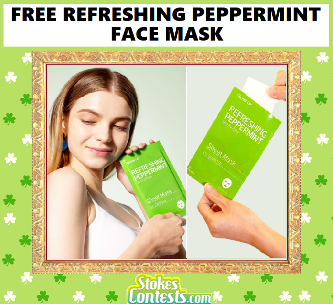 Image FREE Glam Up Peppermint Face Masks