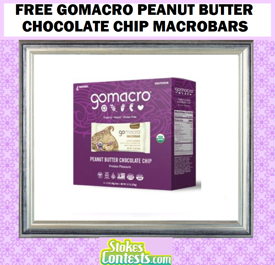 Image FREE GoMacro Peanut Butter Chocolate Chip MacroBars