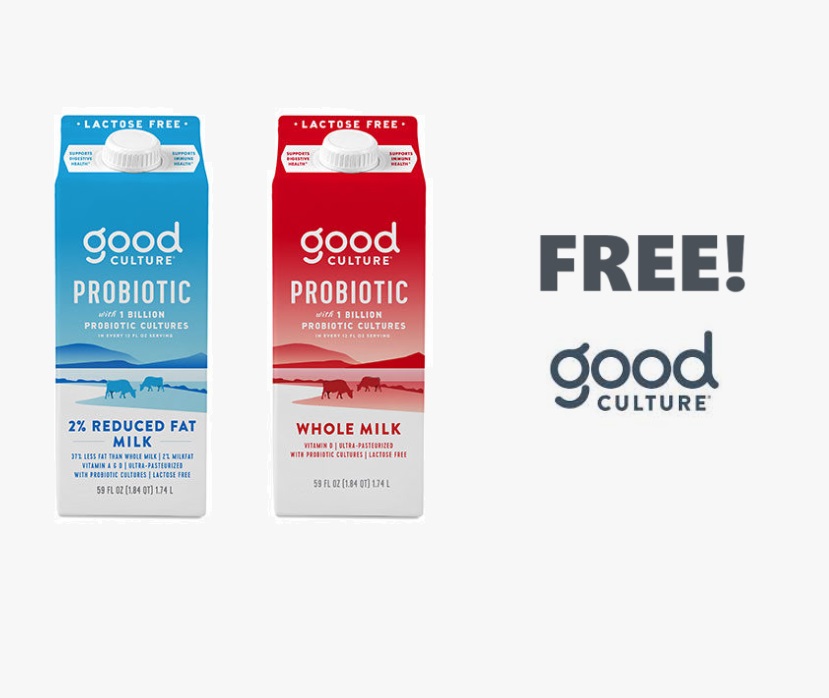 Image FREE Good Culture Probiotic Milk