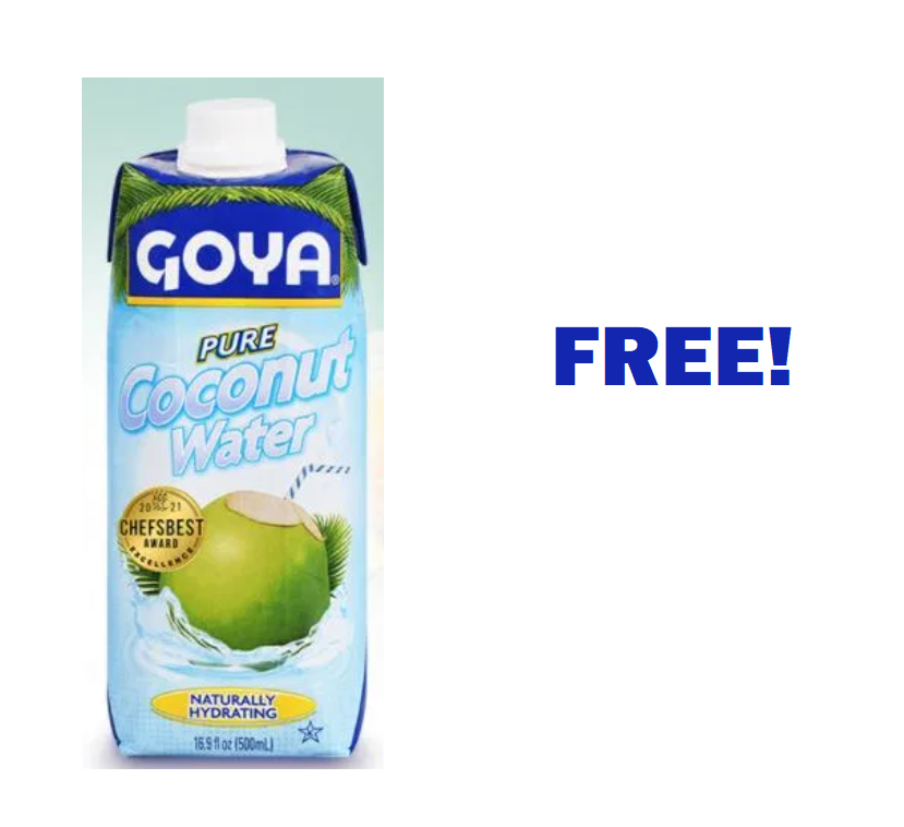 Image FREE Goya Pure Coconut Water