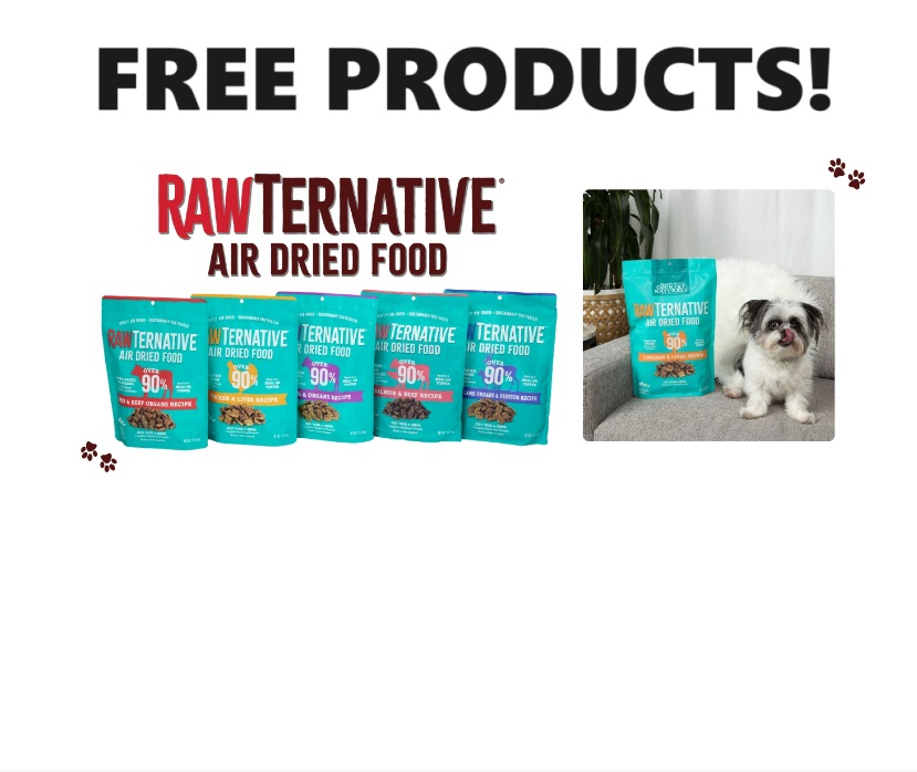 Image 10 FREE Tote Bags, 10 FREE Mini Frisbees, 10 FREE RawTernative Pet Food & MORE! Valued at $300!