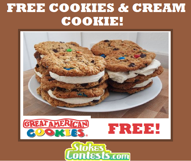 Image FREE Cookies & Cream Cookie! TODAY ONLY!