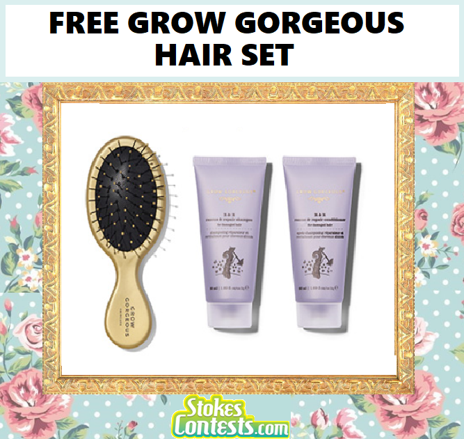 Image FREE Grow Gorgeous Hair Set With Hair Brush!