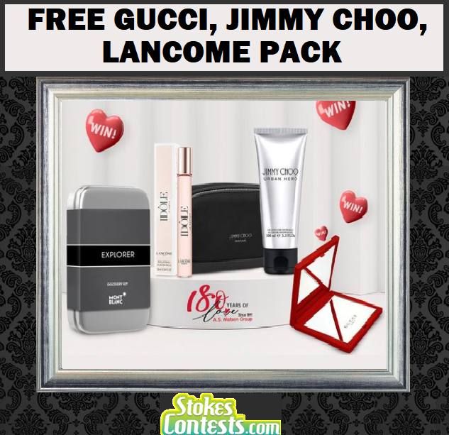 Image FREE Gucci, Jimmy Choo, Lancome Pack