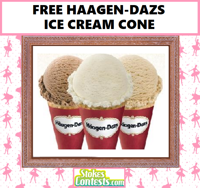 Image FREE Ice Cream at Haagen-Dazs! TODAY ONLY!!
