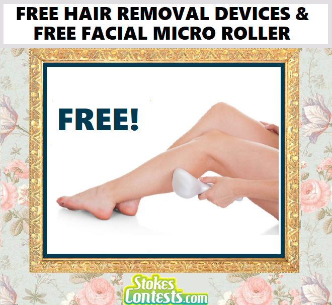 Image FREE Hair Removal Devices & FREE Facial Micro Roller