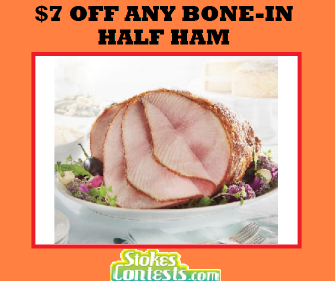 Image $7 Off Any Bone-In Half Ham