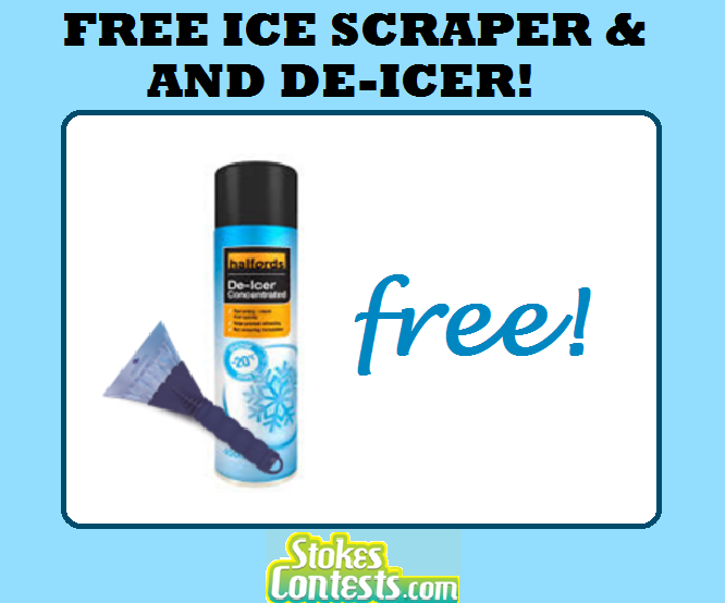 Image FREE ICE SCRAPER AND DE-ICER 