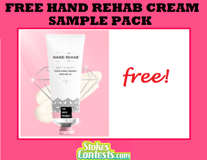 Image FREE Hand Rehab Cream Sample Packs