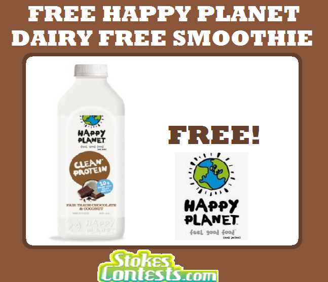 Image FREE Happy Planet Dairy Free Smoothie