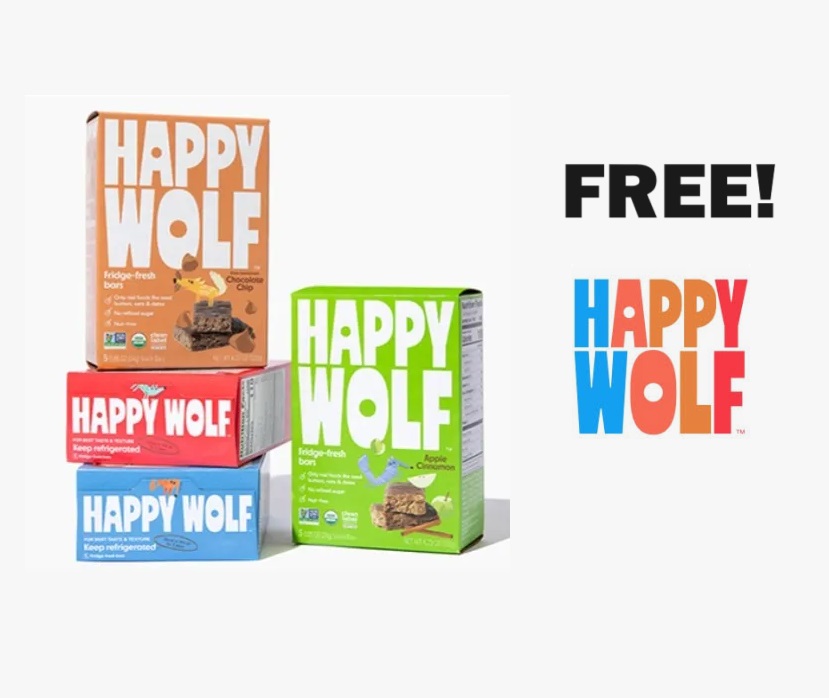 Image FREE Box Of Happy Wolf Snack Bars