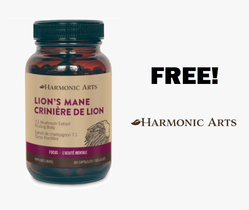 Image FREE Bottle of Harmonic Arts Mushroom Capsules Worth $49.95