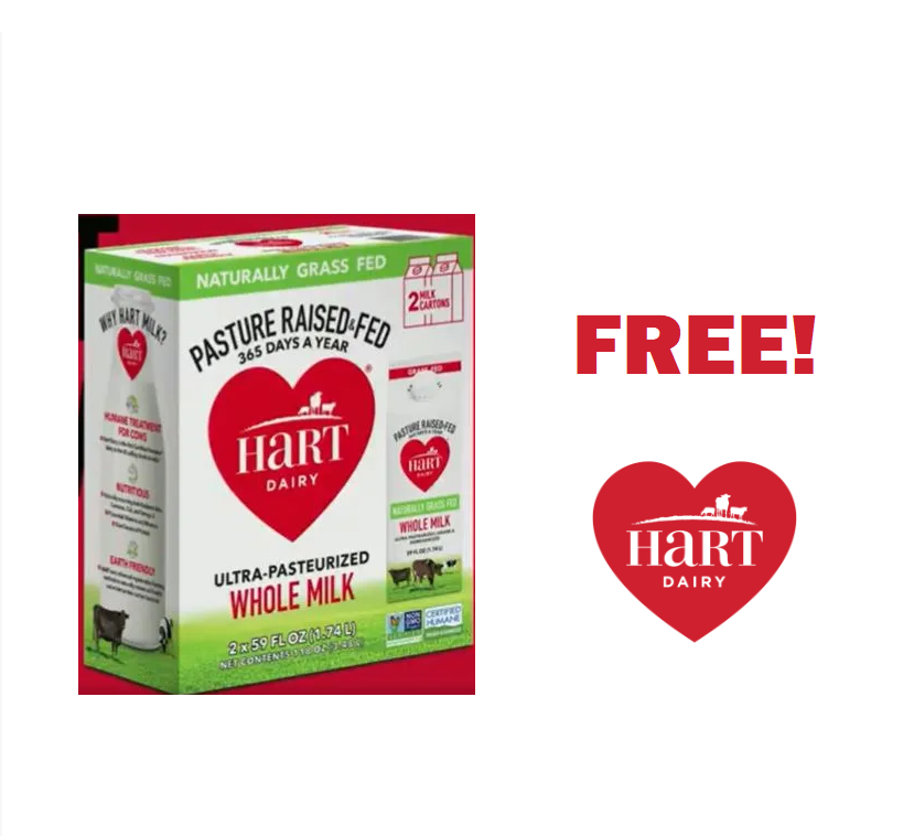 Image FREE Pack Of Hart Dairy Milk