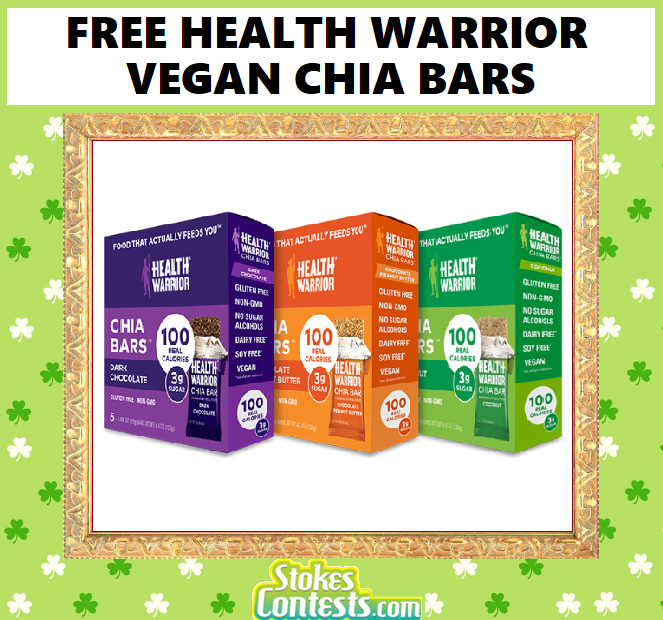 Image FREE Health Warrior Vegan Chia Bars