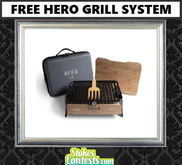 Image FREE Hero Grill System! VALUED $200!