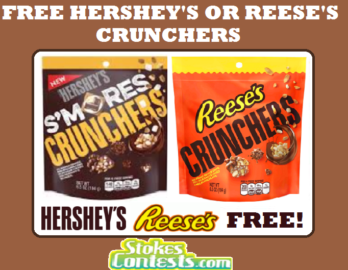Image FREE Hershey's or Reese's Crunchers