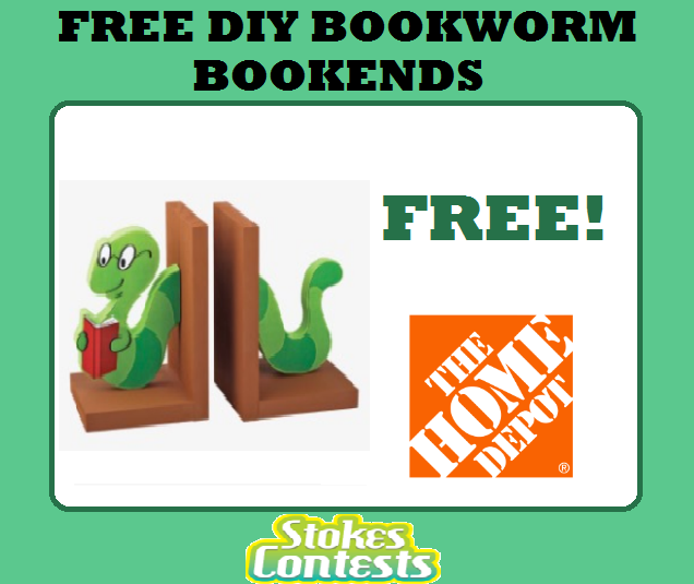 Image FREE DIY Bookworm Bookend @Home Depot
