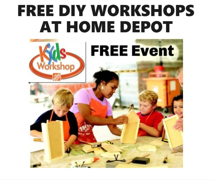 Image FREE DIY Workshops at Home Depot for November 2023