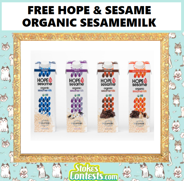Image 2 FREE Hope & Sesame ORGANIC SesameMilks!