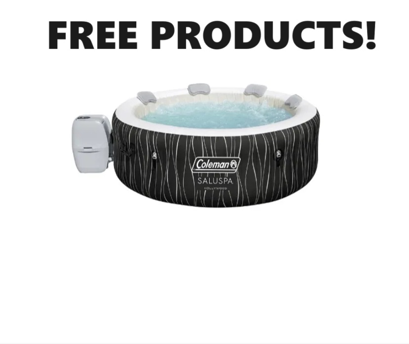 Image FREE AirJet Inflatable Hot Tub With Cover, Filter & MORE! Value of $450-$550!