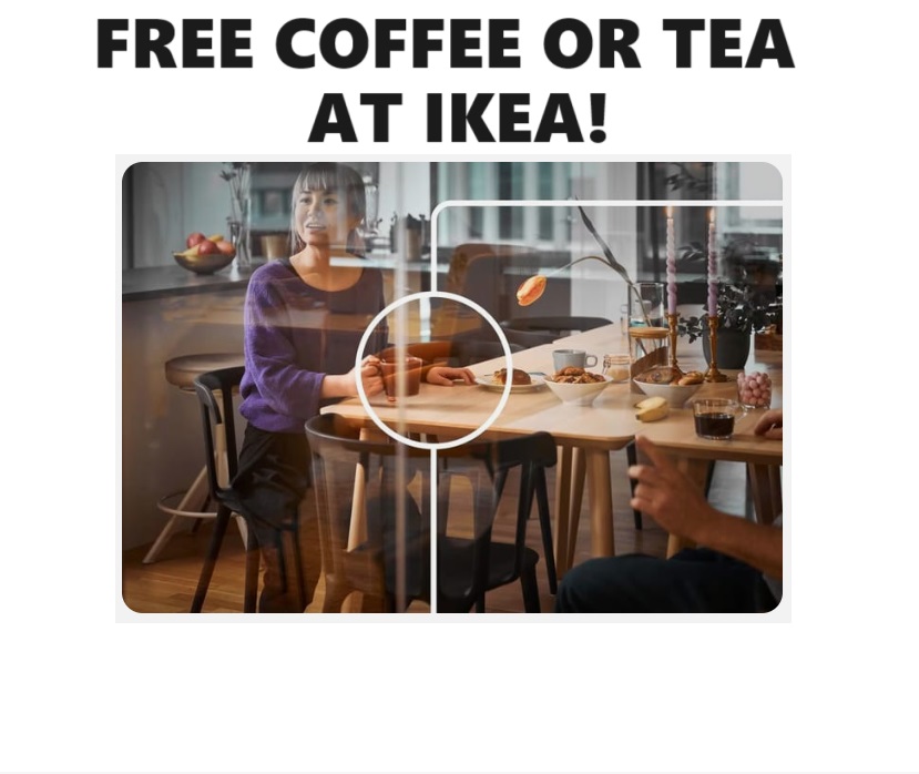 Image FREE Coffee or Tea at Ikea