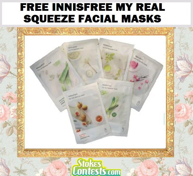 Image FREE Innisfree My Real Squeeze Facial Masks