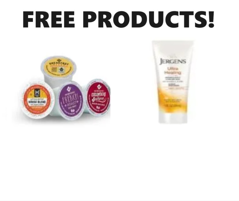 Image FREE Jergens Healing Lotion Or Member’s Mark Coffee Pods 