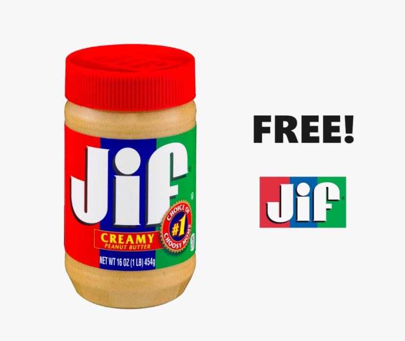 Image FREE 16 oz Jar of Jif Peanut Butter 