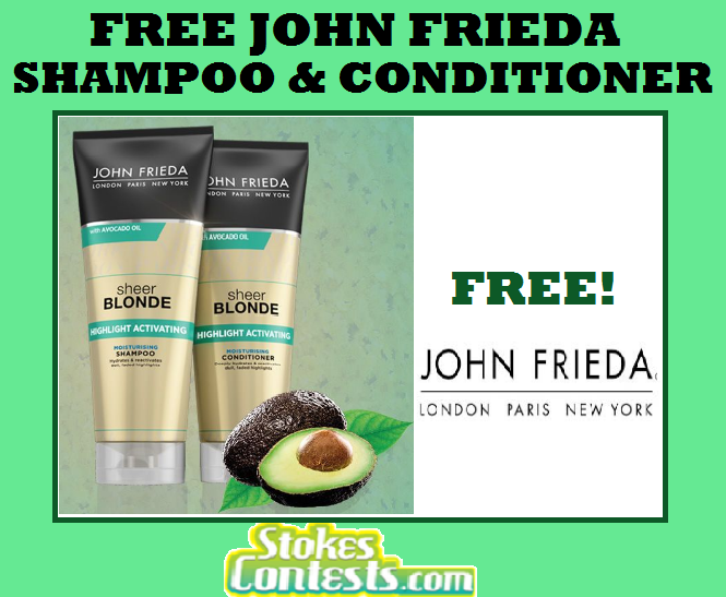Image FREE John Frieda Avocado Oil Shampoo & Conditioner Sample Pack!