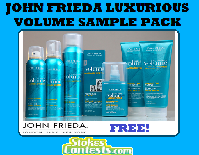 Image FREE John Frieda Luxurious Volume Sample Pack