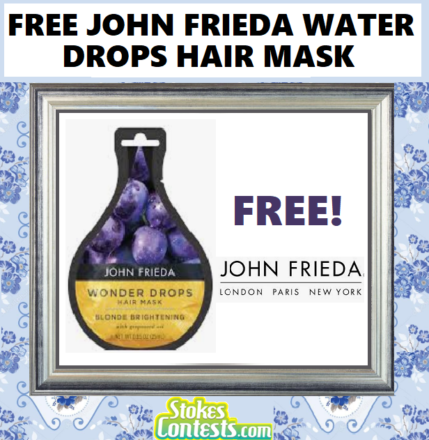Image FREE John Frieda Water Drops Hair Mask