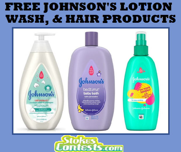 Image FREE Johnson's Lotion, Wash, Hair Products & MORE!