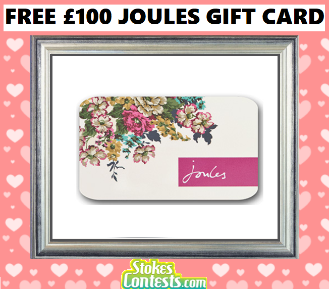 Image FREE £100 Joules Gift Cards