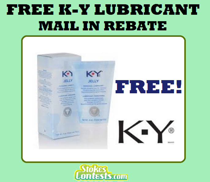 Image FREE K-Y Lubricant Mail in Rebate..