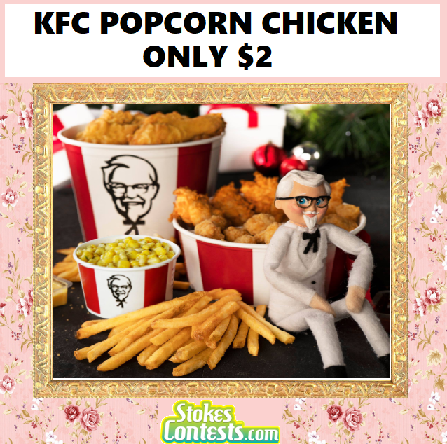 Image KFC Canada: 20 Pieces of Popcorn Chicken ONLY $2