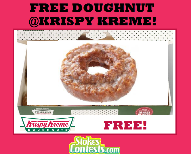 Image FREE Pumpkin Spice Cake Doughnut @Krispy Kreme TODAY!