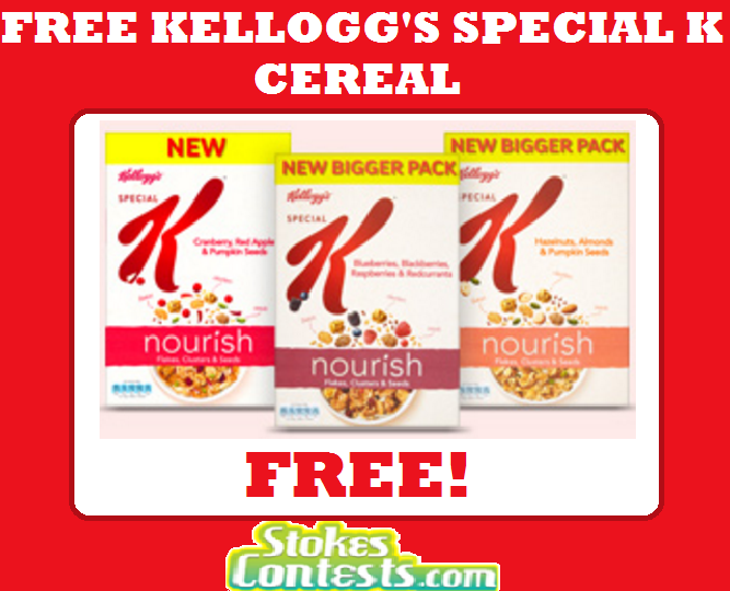Image FREE Kellogg’s Special K Nourish Cereal