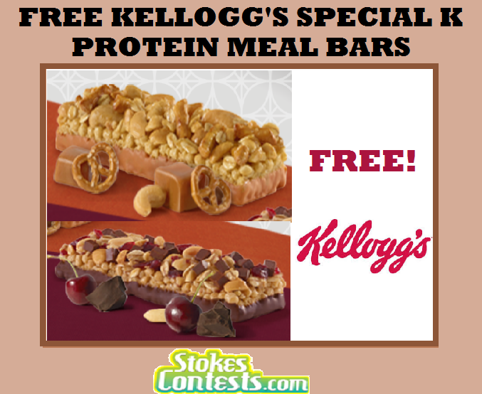 Image FREE Kellogg’s Special K Protein Meal Bars 