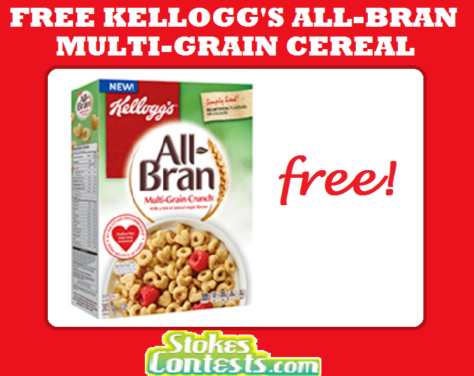 Image FREE Kellogg’s All-Bran Multi-Grain Crunch Cereal