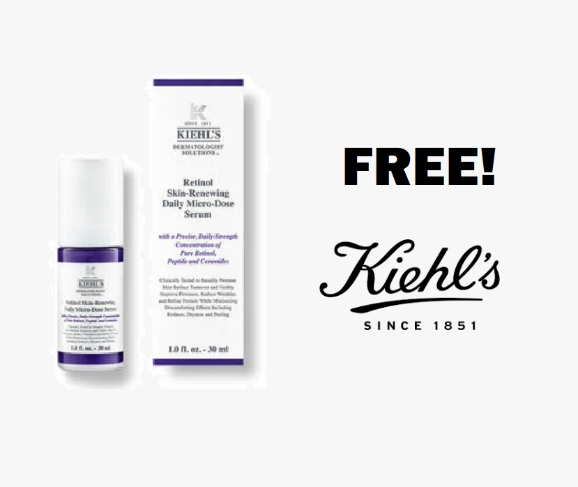 Image FREE Kiehl’s Skin Serum!