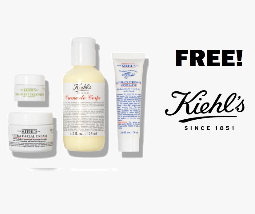 Image FREE Kiehl’s Skincare Products