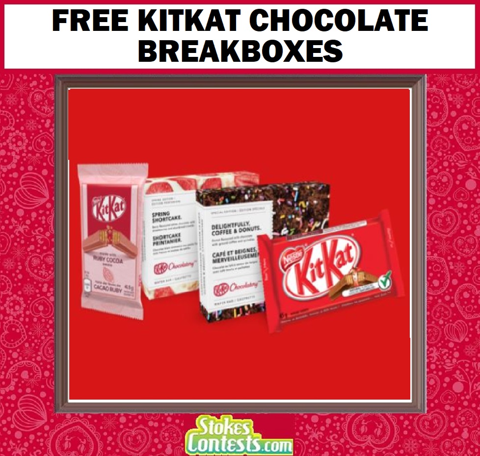 Image FREE KitKat Chocolate BreakBoxes