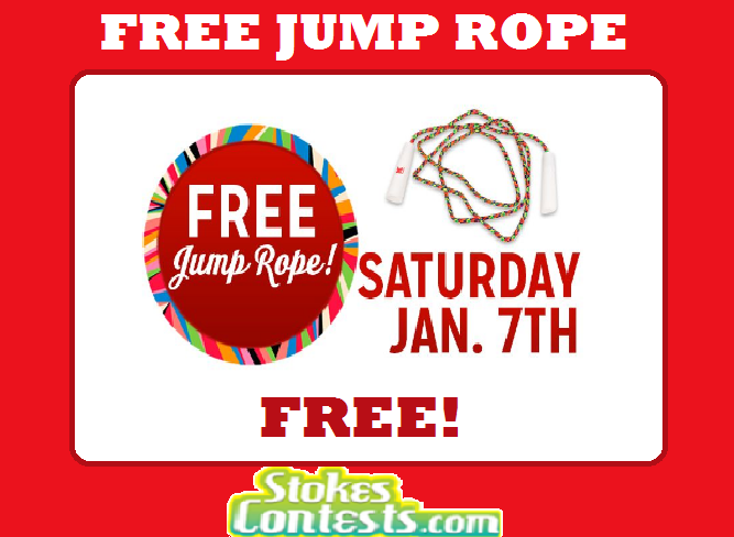 Image FREE Jumping Rope TOMORROW ONLY!
