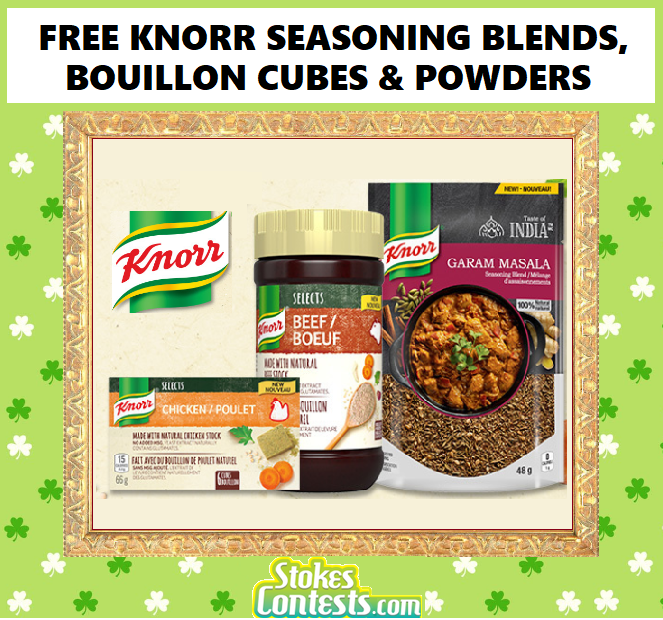 Image FREE Knorr Seasoning Blends, Bouillon Cubes & Powders