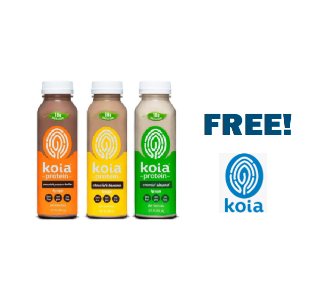 Image FREE Koia Plant-Based Protein Drink
